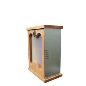 Cave a oeufs / garde manger en galva et bois 250x130x305mm