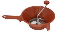 Passe-vite Ø 24cm, 2 grilles rouge
