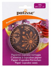 Moules à cake papier Stars 100pcs.