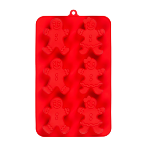 Gingerbread man&vrouw bakvorm silicone 6-dlg.