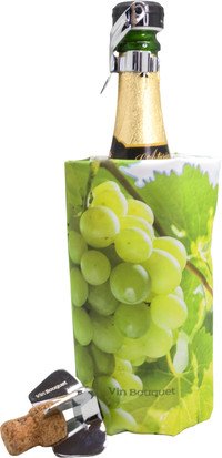Champagne set 3pcs  (refroidisseur de bouteilles,bouchon,tire-bouchon)
