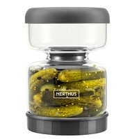 Bewaarpot met uitleksysteem - glas 750ml