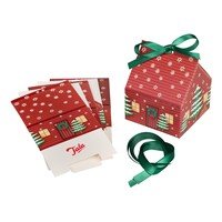 Boite cadeau maison de Noël 6pcs