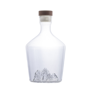 Bouteille à décanté whiskey avec montagne 1,2L