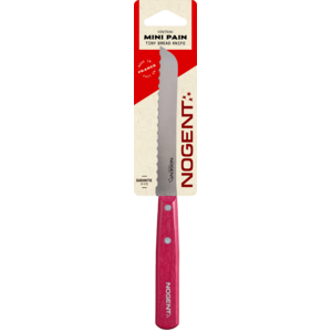 Stokbroodmes 11cm Iconic framboos - lemmet gekart.6mm
