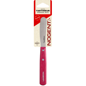 Botermes 8cm Iconic framboos - lemmet effen