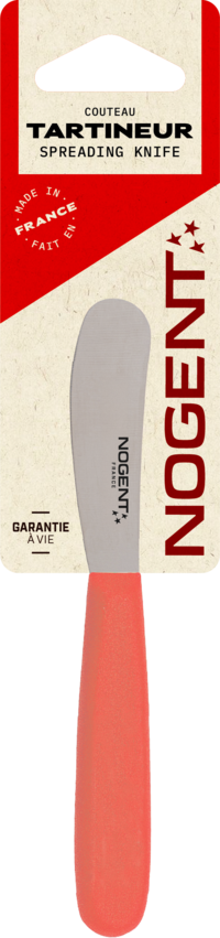 Botermes 6cm Polypro koraal - lemmet effen